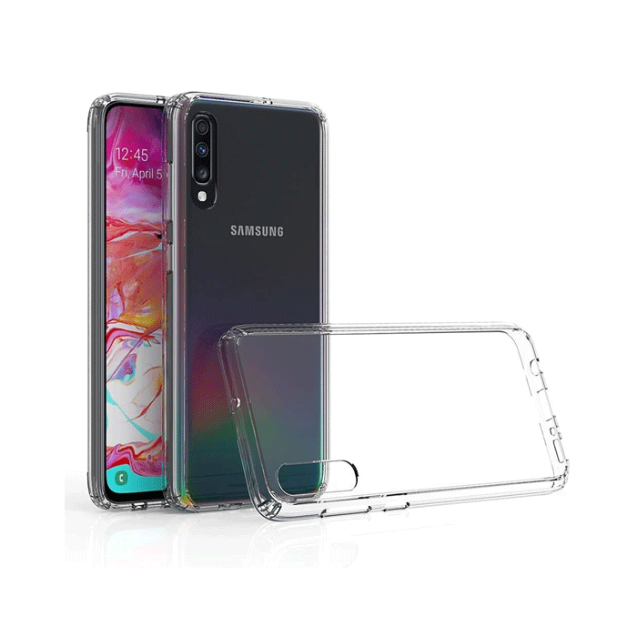 Θήκη Πλάτης Σιλικόνης 2mm Back Cover για Samsung Galaxy A70 - Χρώμα : Διάφανο
