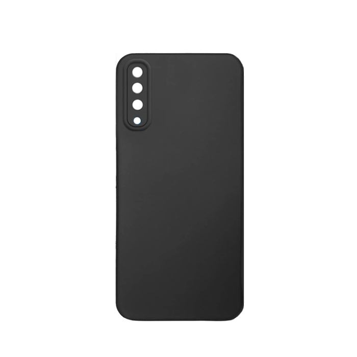 Θήκη Πλάτης Σιλικόνης TPU Back Cover για Samsung Galaxy A7 2018 - Χρώμα : Μαυρο