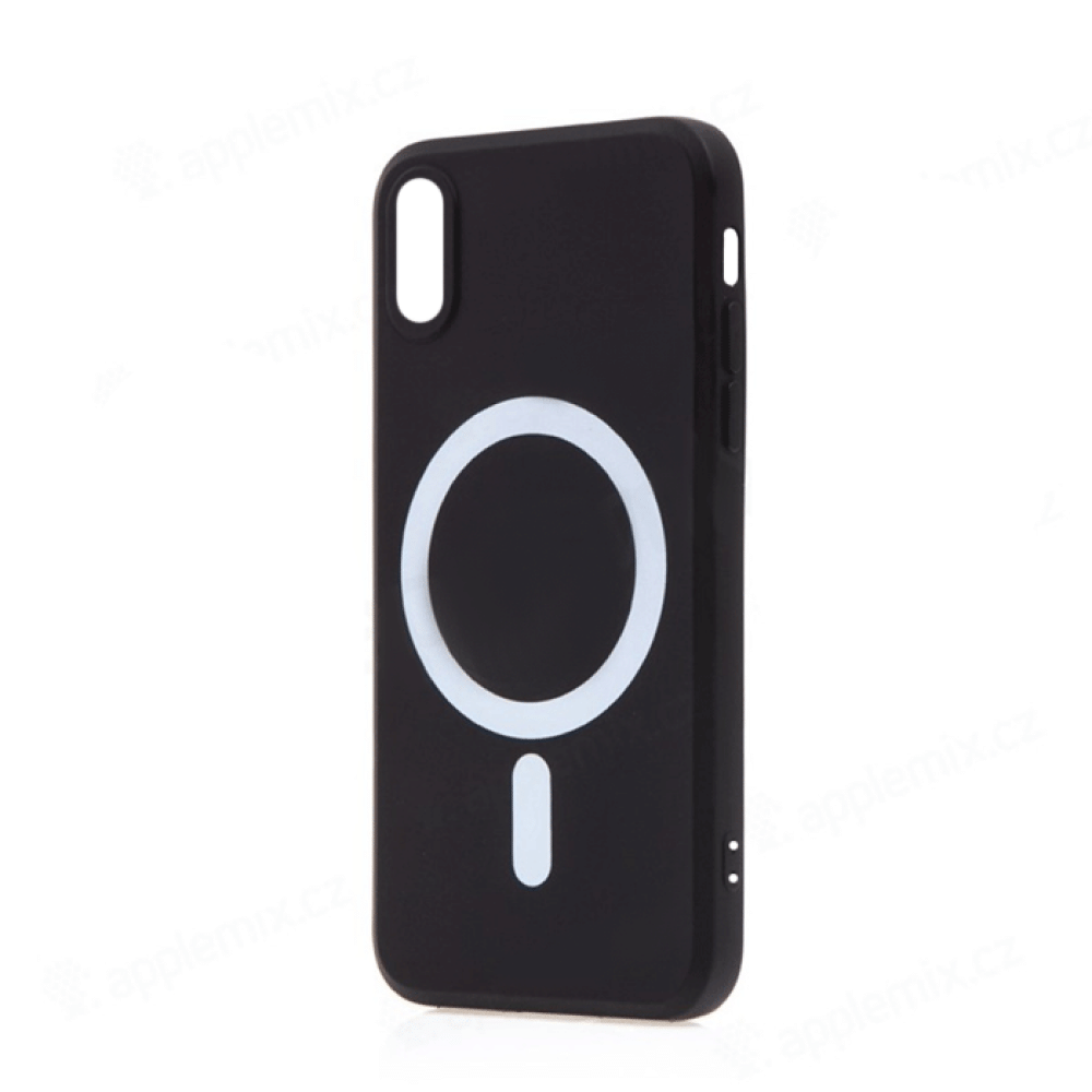Magsafe Back Cover / Μαγνητική Θήκη HQ Για Iphone XR - Χρώμα : Μαυρο