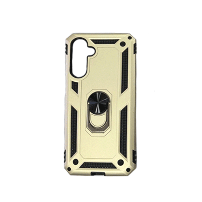 Armor Ring Stand Back Cover / Θήκη Πλάτης Armor Με Βάση Δαχτυλίδι Στήριξης Για Samsung Galaxy A56 - Χρώμα : Χρυσό