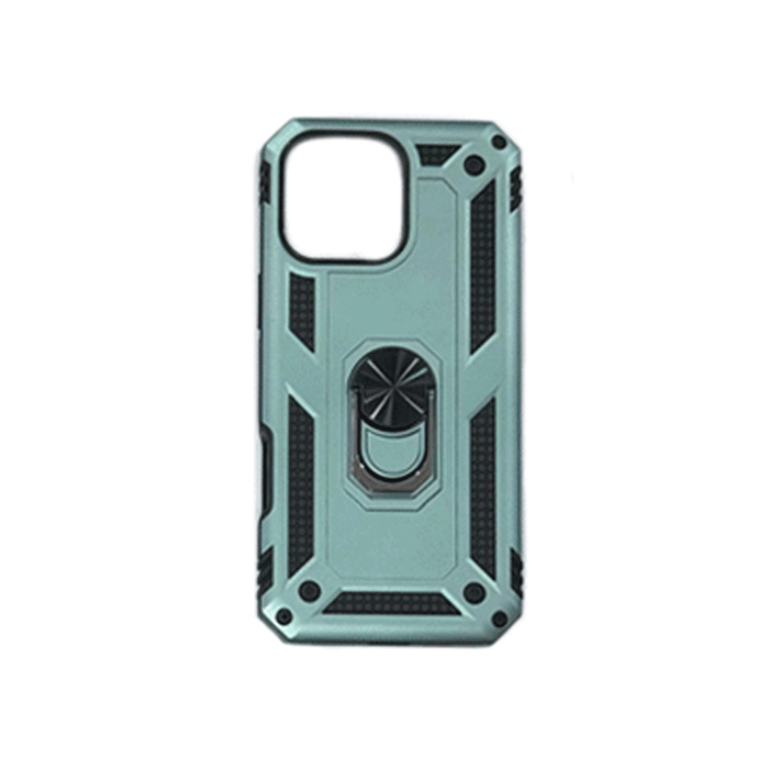 Armor Ring Stand Back Cover / Θήκη Πλάτης Armor Με Βάση Δαχτυλίδι Στήριξης Για Iphone 11 - Χρώμα : Πράσινο