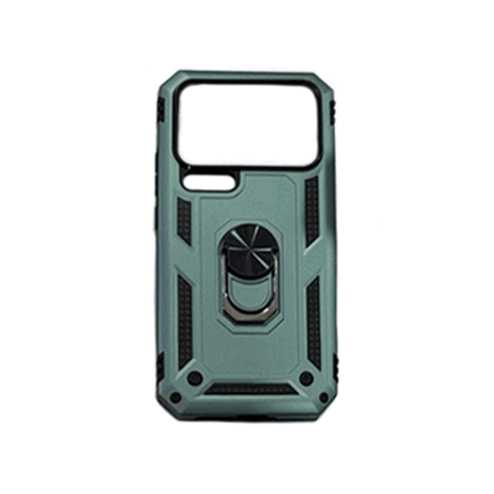 Armor Ring Stand Back Cover / Θήκη Πλάτης Armor Με Βάση Δαχτυλίδι Στήριξης Για Xiaomi MI 17 Pro - Χρώμα : Πράσινο