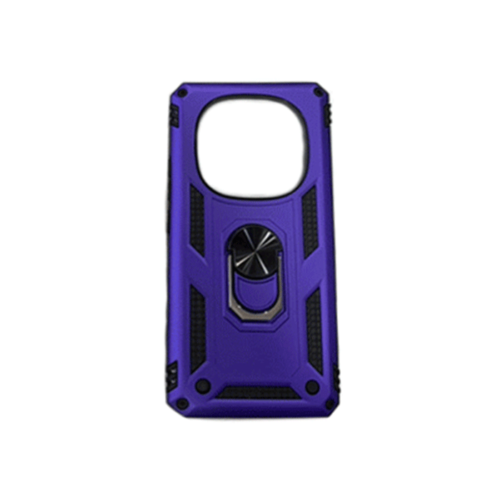 Armor Ring Stand Back Cover / Θήκη Πλάτης Armor Με Βάση Δαχτυλίδι Στήριξης Για Xiaomi Redmi 14C - Χρώμα : Μωβ