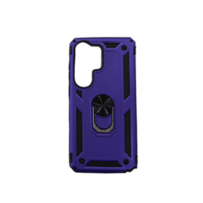 Armor Ring Stand Back Cover / Θήκη Πλάτης Armor Με Βάση Δαχτυλίδι Στήριξης Για Samsung Galaxy S21 Ultra - Χρώμα : Μωβ