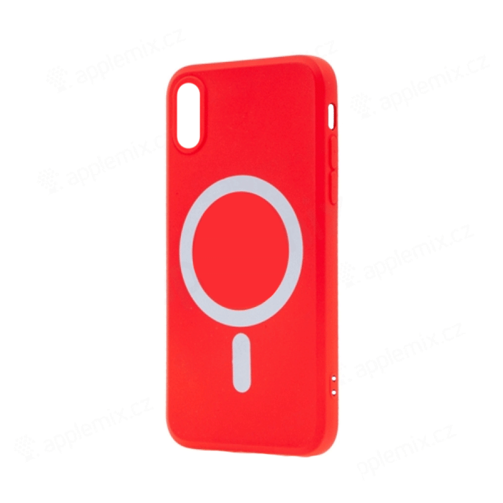 Magsafe Back Cover / Μαγνητική Θήκη HQ Για Iphone X / XS - Χρώμα : Κόκκινο