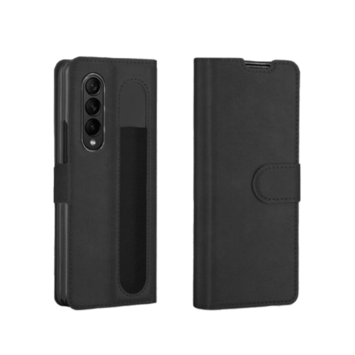 Θήκη Βιβλίο / Book Case Με Κλιπ για Samsung Galaxy Z Fold 5 - Χρώμα: Μαύρο