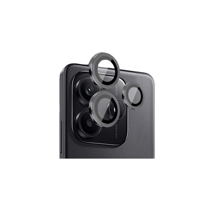 Προστατευτικό Τζαμάκι Κάμερας / Camera Tempered Glass Για Redmi Note 14 4G - Χρώμα : Μαυρο
