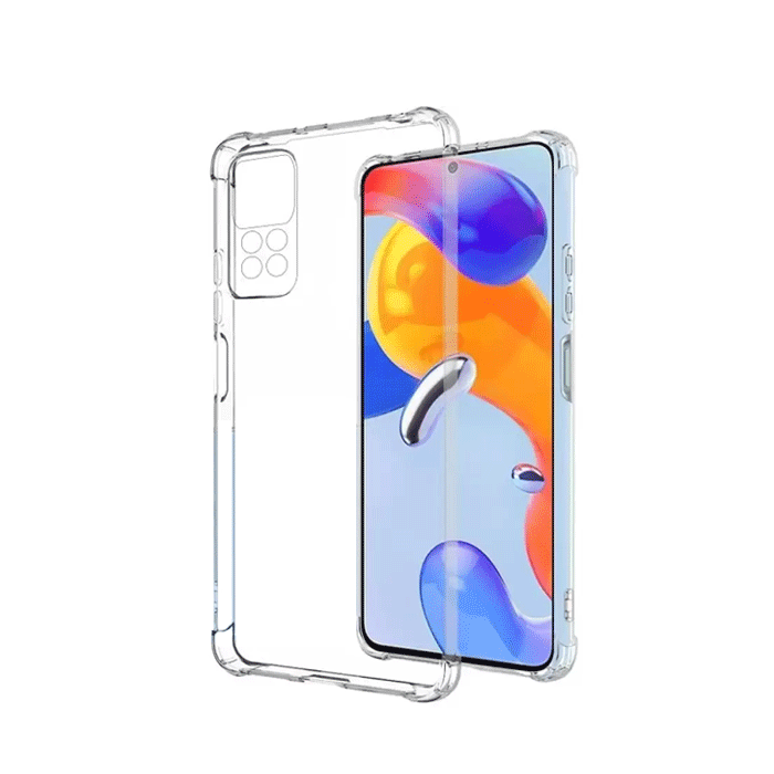 Θήκη Πλάτης Anti Shock 1.5mm για Xiaomi Redmi Note 12 Pro 4G / Note 11 Pro Plus - Χρώμα : Διάφανο