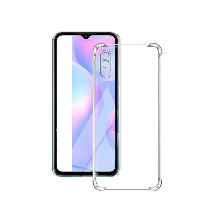 Θήκη Πλάτης Anti Shock 1.5mm για Xiaomi Redmi 9A / 9I - Χρώμα : Διάφανο