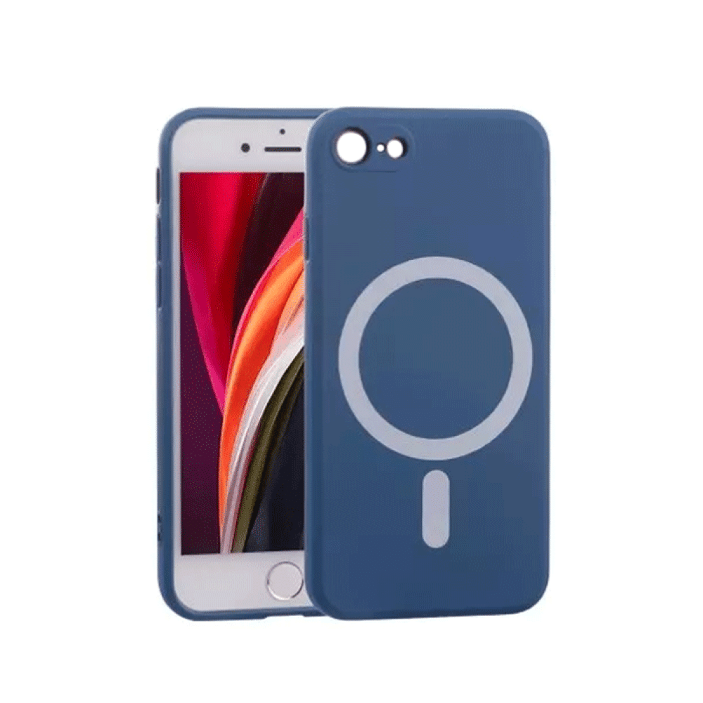 Magsafe Back Cover / Μαγνητική Θήκη HQ Για Iphone 7 Plus/ 8 Plus - Χρώμα : Σκούρο Μπλε