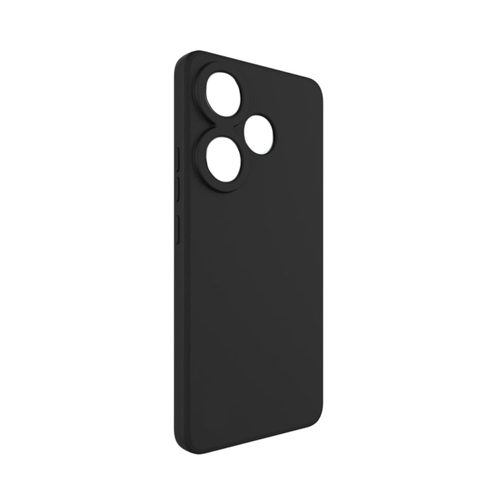 Θήκη Πλάτης Σιλικόνης TPU Back Cover για Xiaomi Poco F6 - Χρώμα : Μαυρο