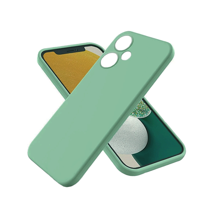 Θήκη Πλάτης Σιλικόνης TPU Back Cover για Xiaomi Poco F6 - Χρώμα : Πράσινο