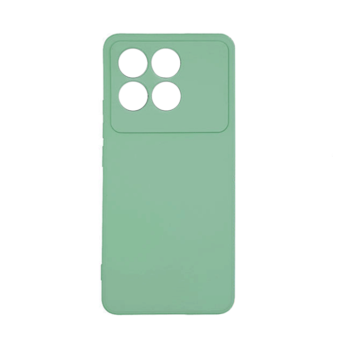 Θήκη Πλάτης Σιλικόνης TPU Back Cover για Xiaomi Poco F6 Pro - Χρώμα : Πράσινο