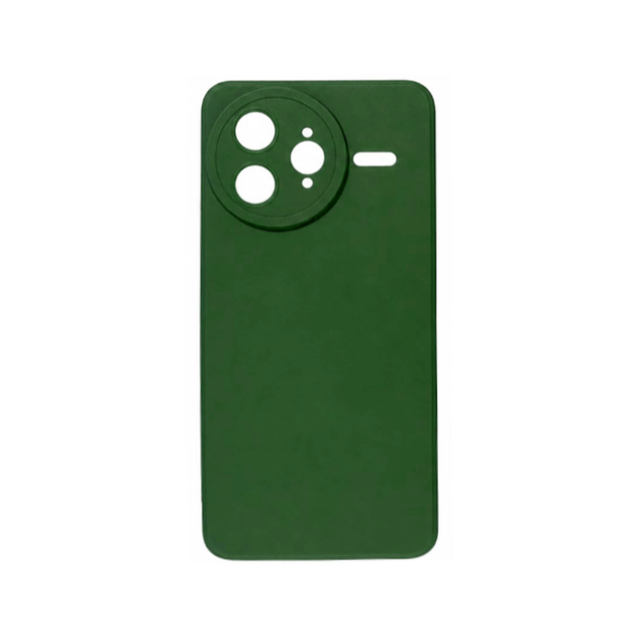 Θήκη Πλάτης Σιλικόνης TPU Back Cover για Xiaomi Poco F7 Ultra - Χρώμα : Σκούρο Πράσινο