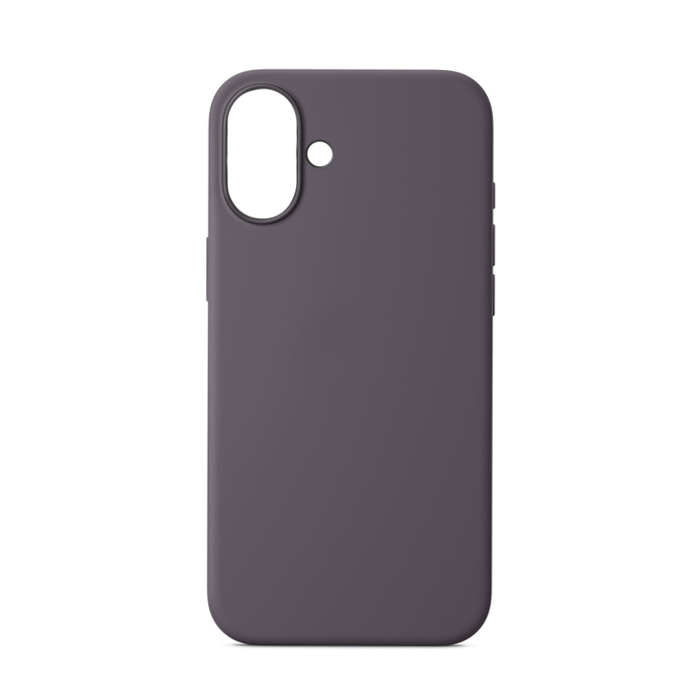 Θήκη Πλάτης Σιλικόνης Soft Back Cover για IPhone 16 Plus - Χρώμα : Σκούρο Γκρι