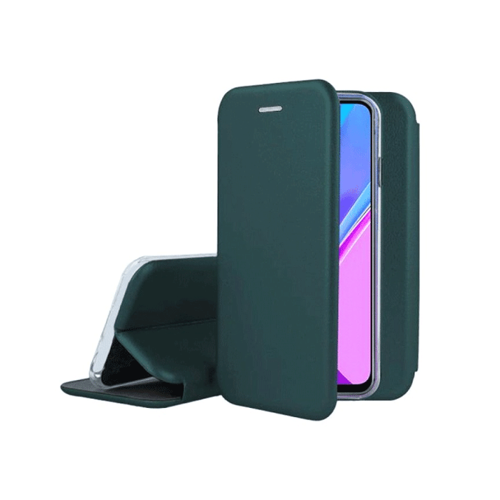 Θήκη Βιβλίο Smart Magnet Elegance Book για Xiaomi Redmi A1 Plus (+) / A2 Plus (+) - Χρώμα: Σκούρο Πράσινο