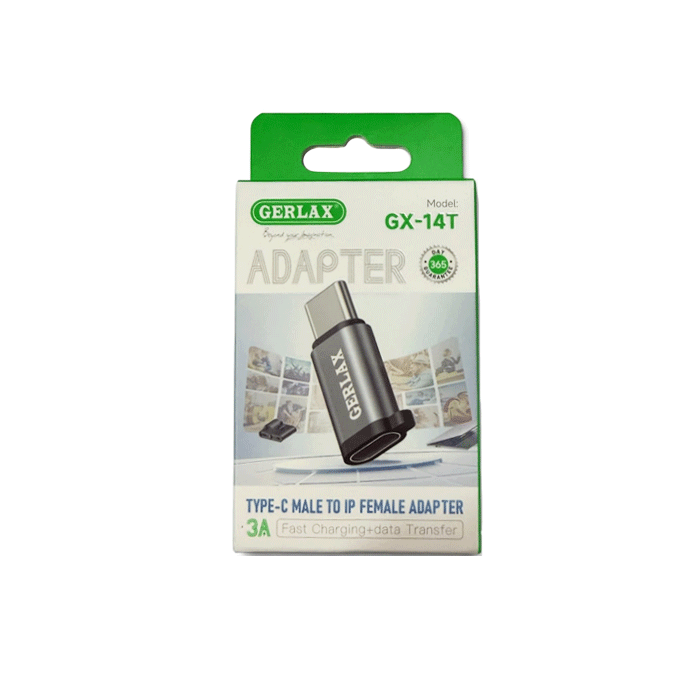 GERLAX GX-14T Μινι Αντάπτορας / Adapter OTG Type-C Αρσενικό - Type-C Θηλυκό