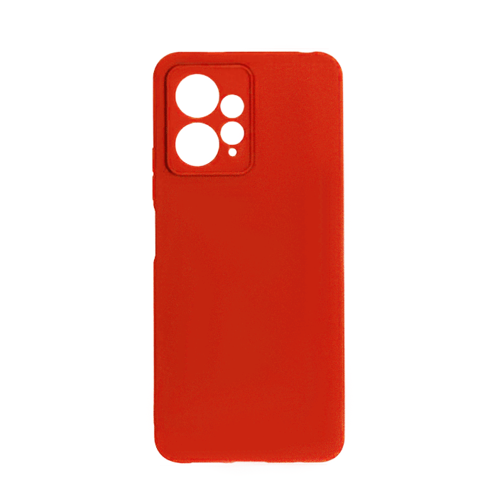 Θήκη Πλάτης Σιλικόνης Back Cover για Xiaomi Redmi Note 12 4G Χρώμα : Κόκκινο