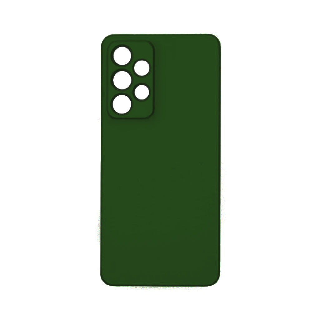 Θήκη Πλάτης Σιλικόνης Back Cover για Samsung A53 5G - Χρώμα : Σκούρο Πράσινο