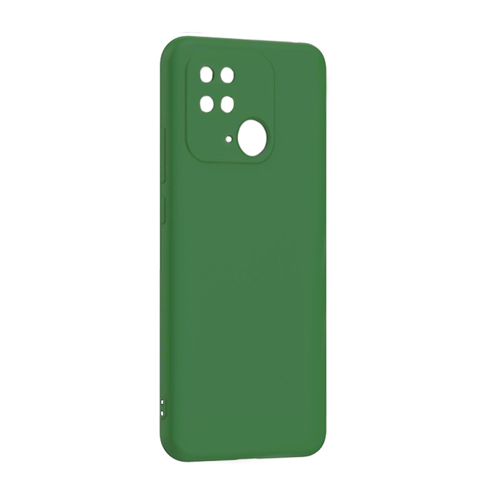 Θήκη Πλάτης Σιλικόνης Back Cover για Xiaomi Redmi 10C Χρώμα : Πράσινο