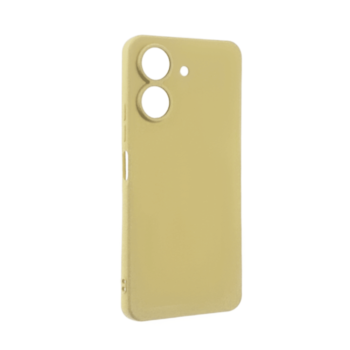 Θήκη Πλάτης Σιλικόνης TPU Back Cover για Xiaomi Poco X7 Pro - Χρώμα : Μπεζ