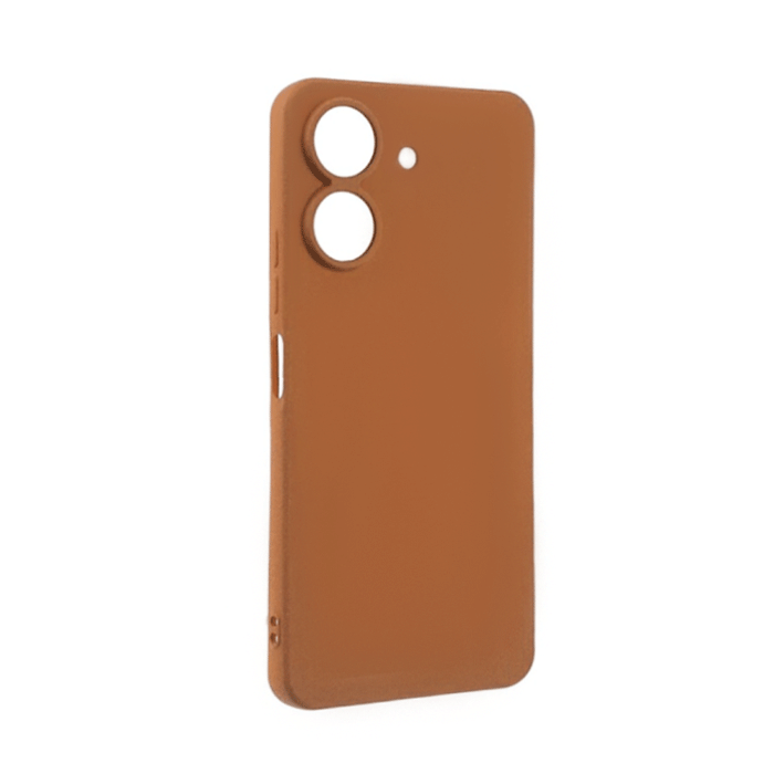 Θήκη Πλάτης Σιλικόνης TPU Back Cover για Xiaomi Poco X7 Pro - Χρώμα : Καφέ