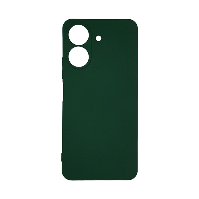 Θήκη Πλάτης Σιλικόνης TPU Back Cover για Xiaomi Redmi 13C / Poco C65 - Χρώμα : Σκούρο Πράσινο