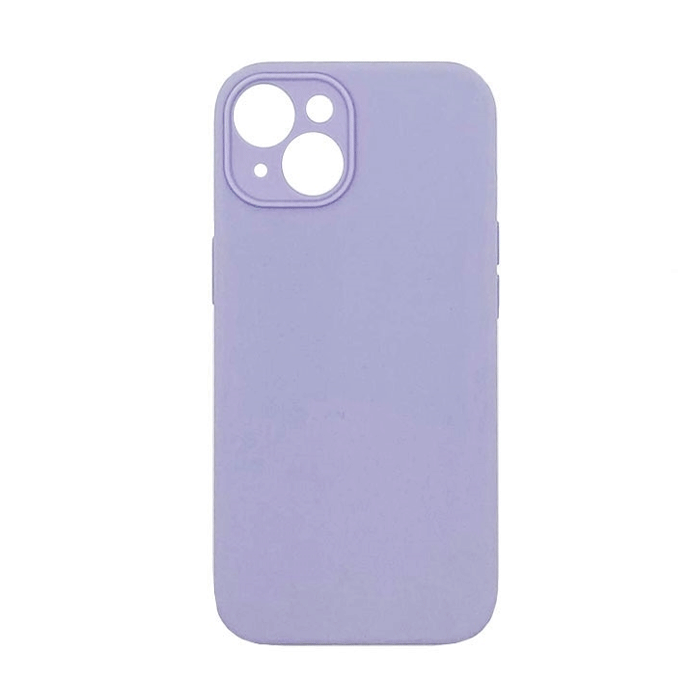 Θήκη Πλάτης Σιλικόνης Back Cover για IPhone 14 - Χρώμα : Μωβ