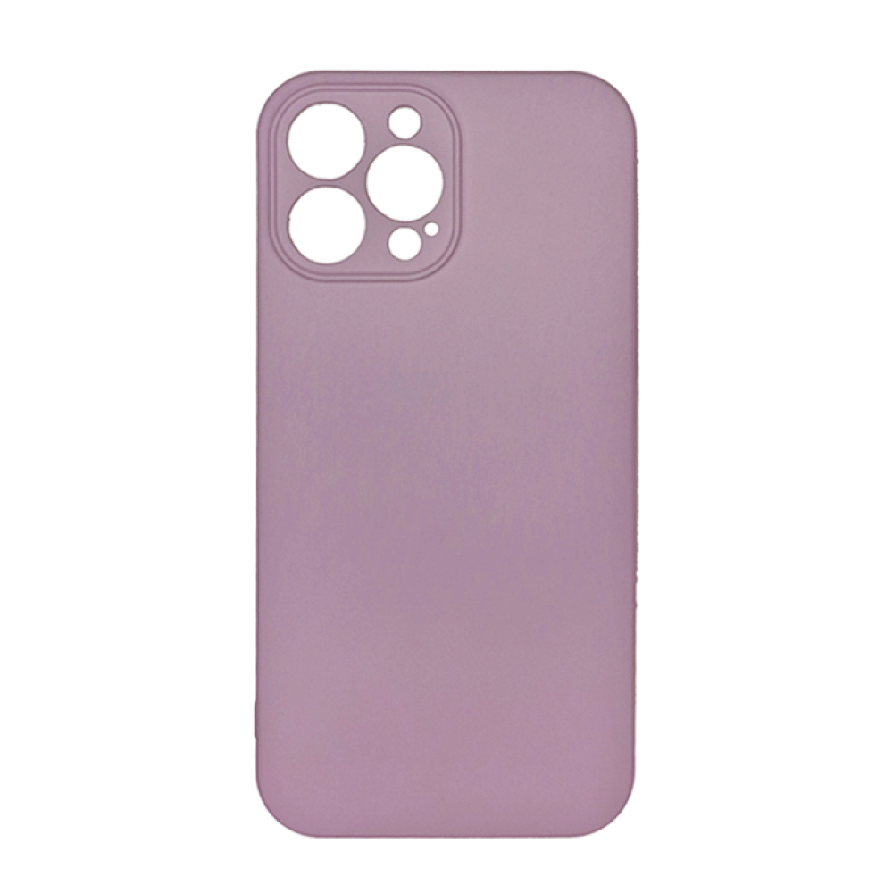 Θήκη Πλάτης Σιλικόνης Back Cover για IPhone 12 Pro Max - Χρώμα : Μωβ