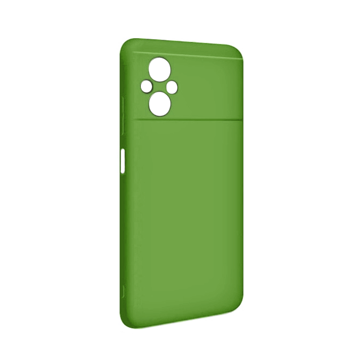 Θήκη Πλάτης Σιλικόνης Back Cover για Xiaomi Poco M5 Χρώμα : Πράσινο