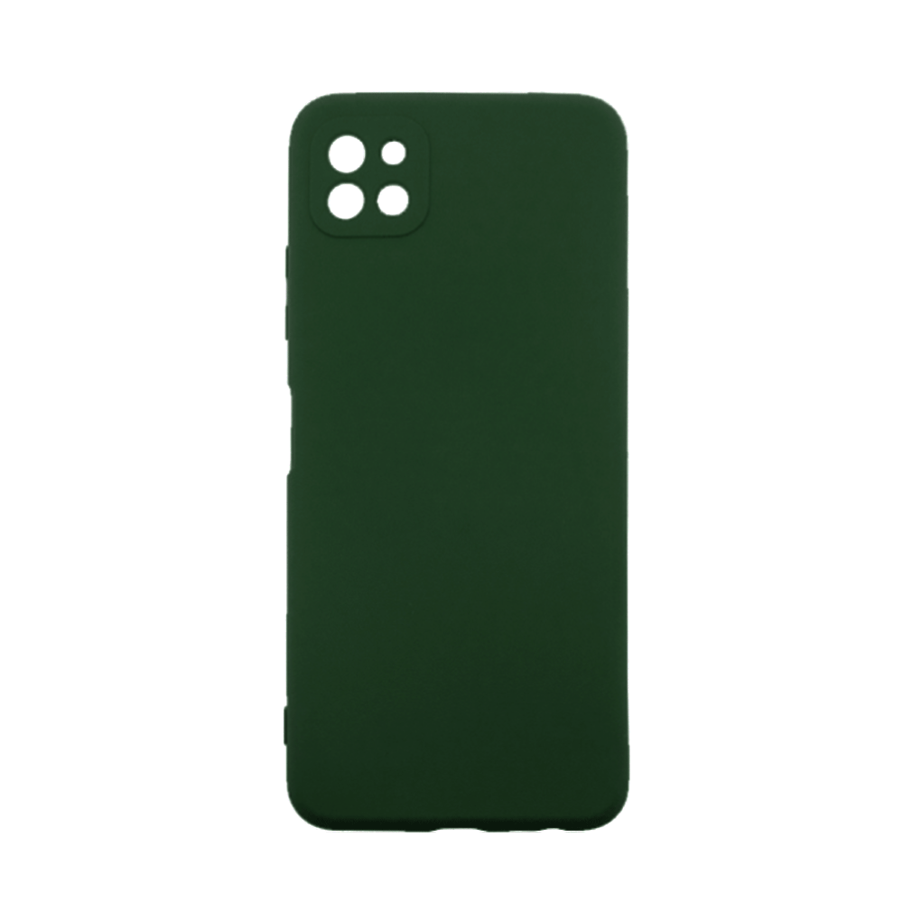 Θήκη Πλάτης Σιλικόνης Back Cover για Samsung A22 5G - Χρώμα : Σκούρο Πράσινο