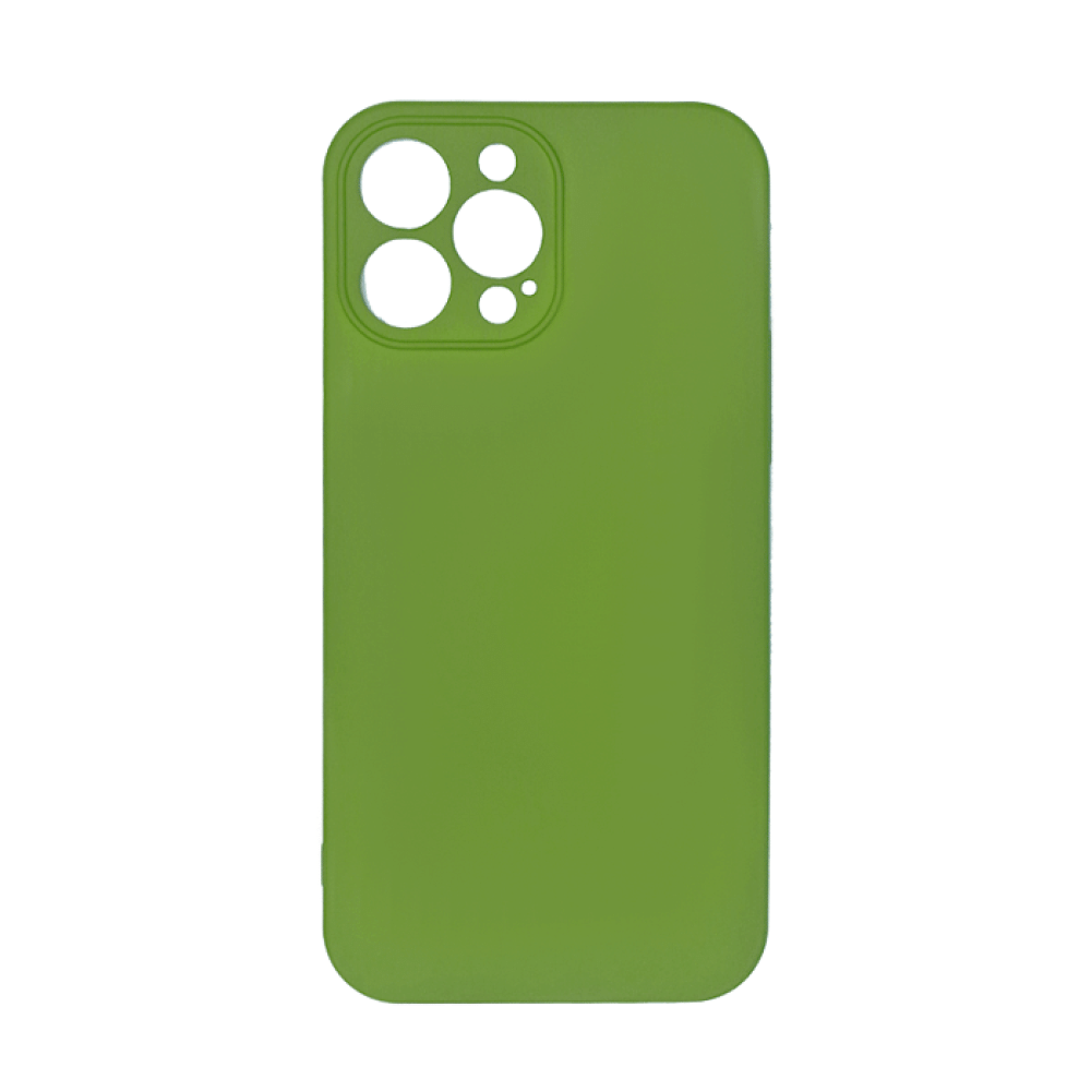 Θήκη Πλάτης Σιλικόνης Back Cover για IPhone 13 Pro - Χρώμα : Πράσινο