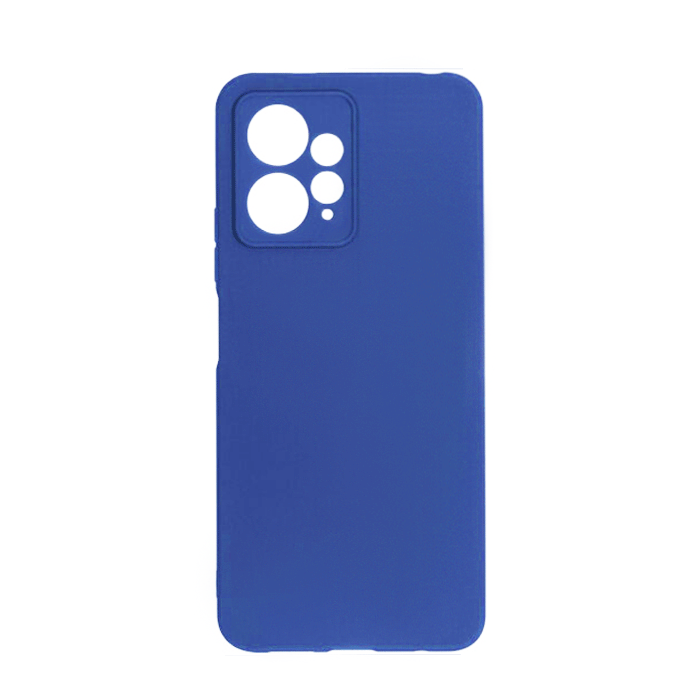 Θήκη Πλάτης Σιλικόνης Back Cover για Xiaomi Redmi Note 12 4G Χρώμα : Σκούρο Μπλε