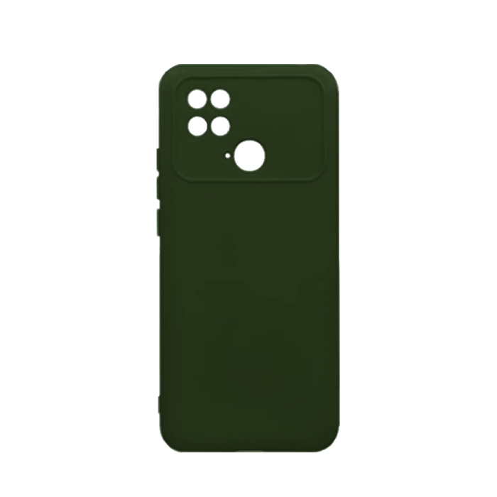 Θήκη Πλάτης Σιλικόνης Back Cover για IPhone 15 - Χρώμα : Σκούρο Πράσινο