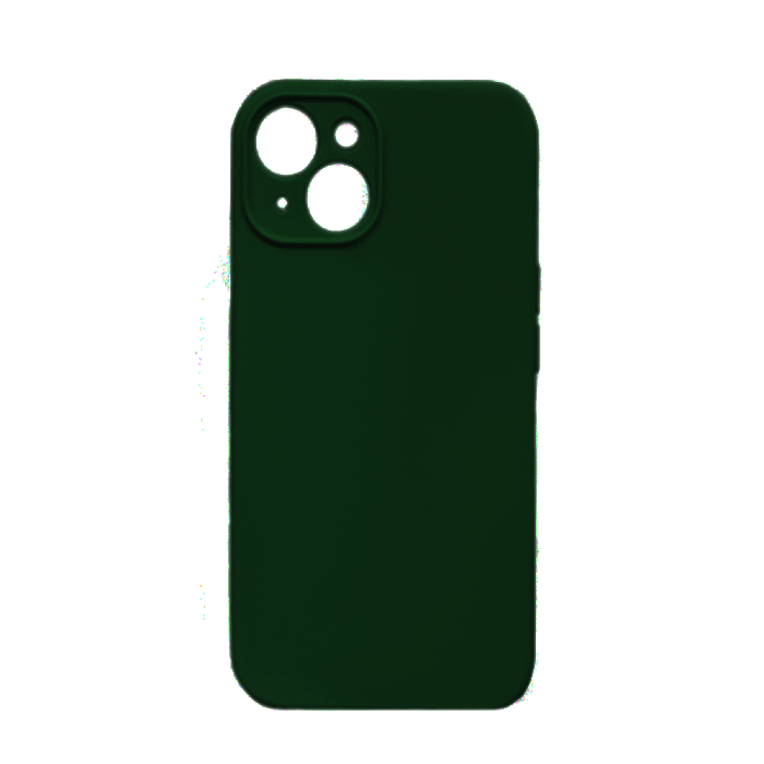 Θήκη Πλάτης Σιλικόνης Back Cover για IPhone 15 Plus - Χρώμα : Σκούρο Πράσινο