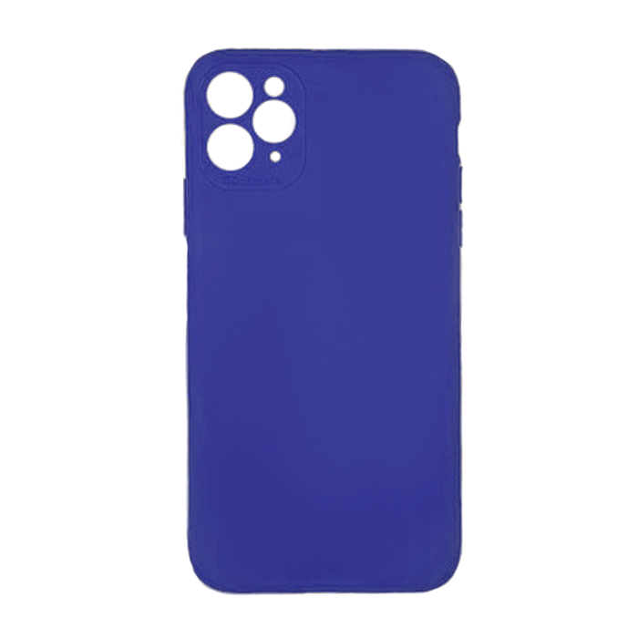 Θήκη Πλάτης Σιλικόνης Back Cover για IPhone 11 Pro - Χρώμα : Σκούρο Μπλε