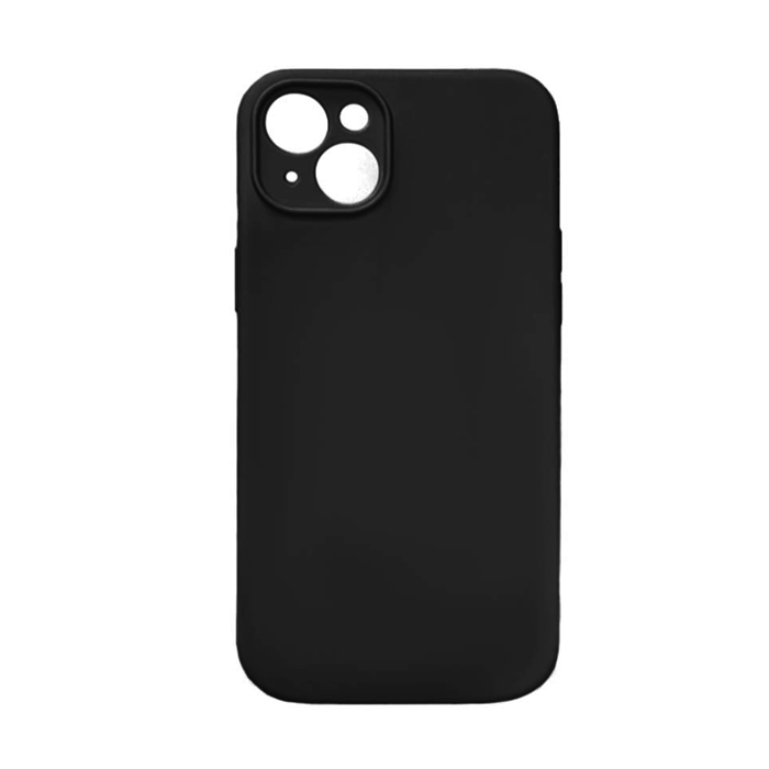 Θήκη Πλάτης Σιλικόνης Back Cover για IPhone 14 Plus - Χρώμα : Μαυρο
