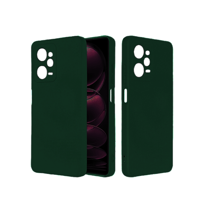 Θήκη Πλάτης Σιλικόνης Back Cover για Xiaomi Redmi NOTE 12 PRO Χρώμα : Σκούρο Πράσινο