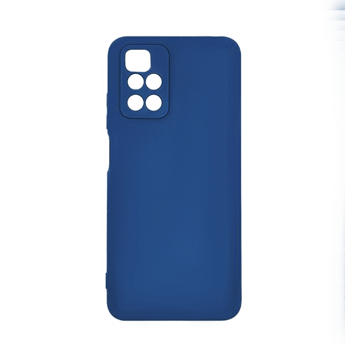 Θήκη Πλάτης Σιλικόνης Back Cover για Xiaomi Redmi 10 2022 Χρώμα : Σκούρο Μπλε