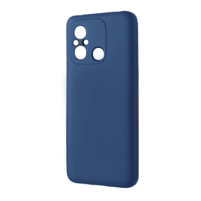 Θήκη Πλάτης Σιλικόνης Back Cover για Xiaomi Redmi 12C Χρώμα : Σκούρο Μπλε