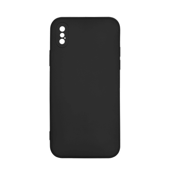 Θήκη Πλάτης Σιλικόνης Back Cover για IPhone X / Xs - Χρώμα : Μαυρο