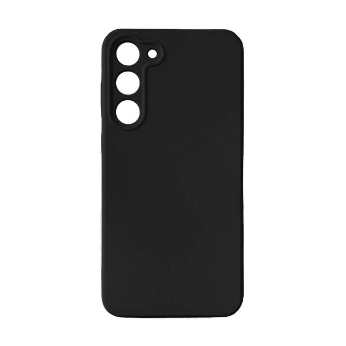 Θήκη Πλάτης Σιλικόνης Back Cover για Samsung S23 Plus Χρώμα : Μαυρο