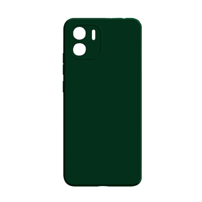 Θήκη Πλάτης Σιλικόνης Back Cover για Xiaomi Redmi A1 4G / A2 2022 - Χρώμα : Σκούρο Πράσινο