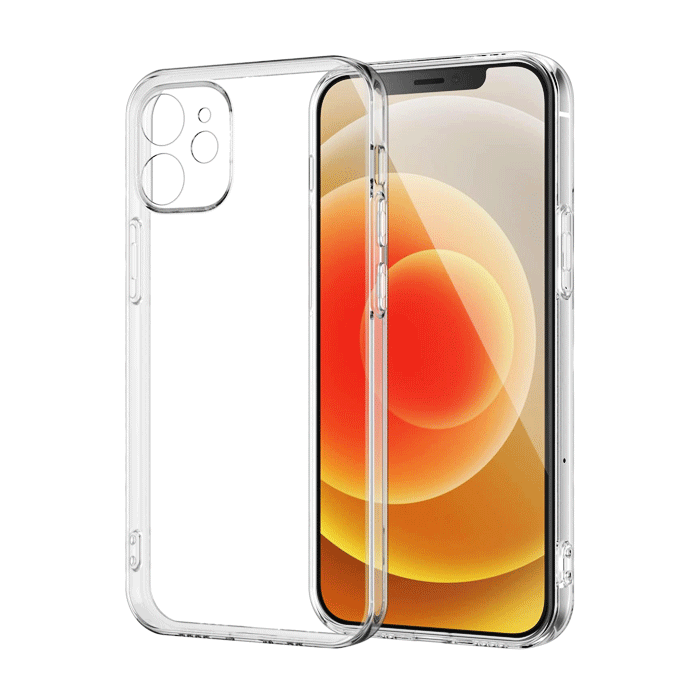 Θήκη Πλάτης Anti Shock 1.5mm για Iphone 12 - Χρώμα : Διάφανο