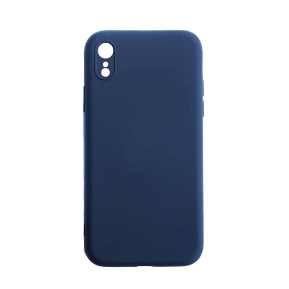 Θήκη Πλάτης Σιλικόνης TPU Back Cover για IPhone XR - Χρώμα : Σκούρο Μπλε