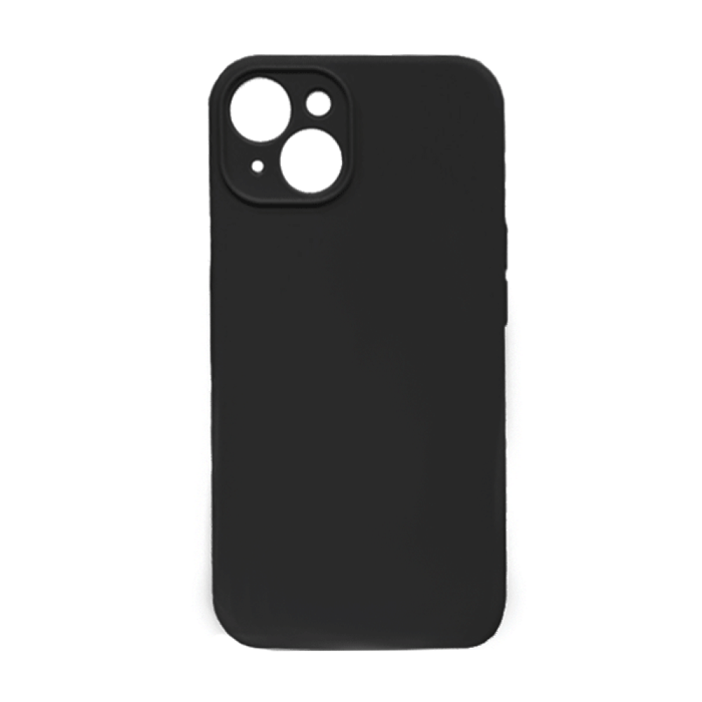 Θήκη Πλάτης Σιλικόνης Back Cover για IPhone 14 - Χρώμα : Μαυρο