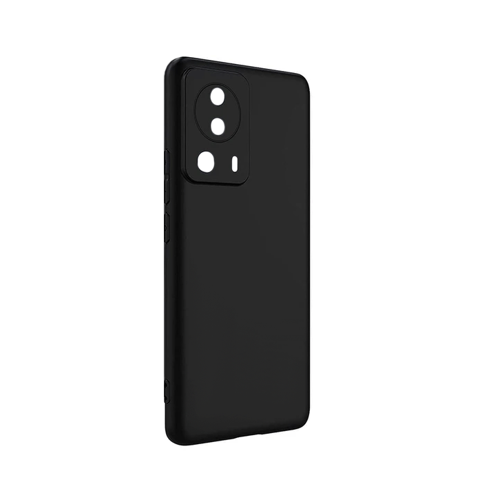 Θήκη Πλάτης Σιλικόνης Back Cover για Xiaomi 13 Lite NFC 5G Χρώμα : Μαυρο