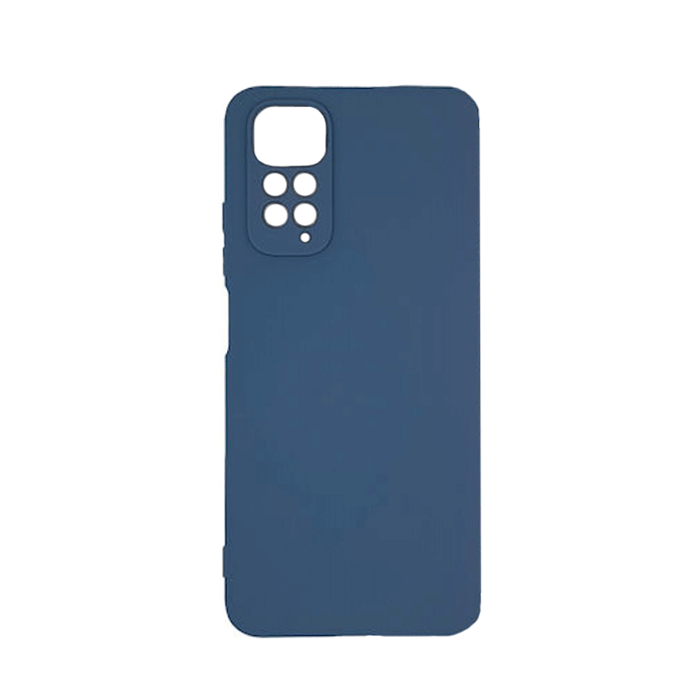 Θήκη Πλάτης Σιλικόνης Back Cover για Xiaomi Redmi Note 11 4G Χρώμα : Σκούρο Μπλε