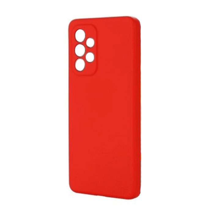 Θήκη Πλάτης Σιλικόνης Back Cover για Samsung A33 5G - Χρώμα : Κόκκινο