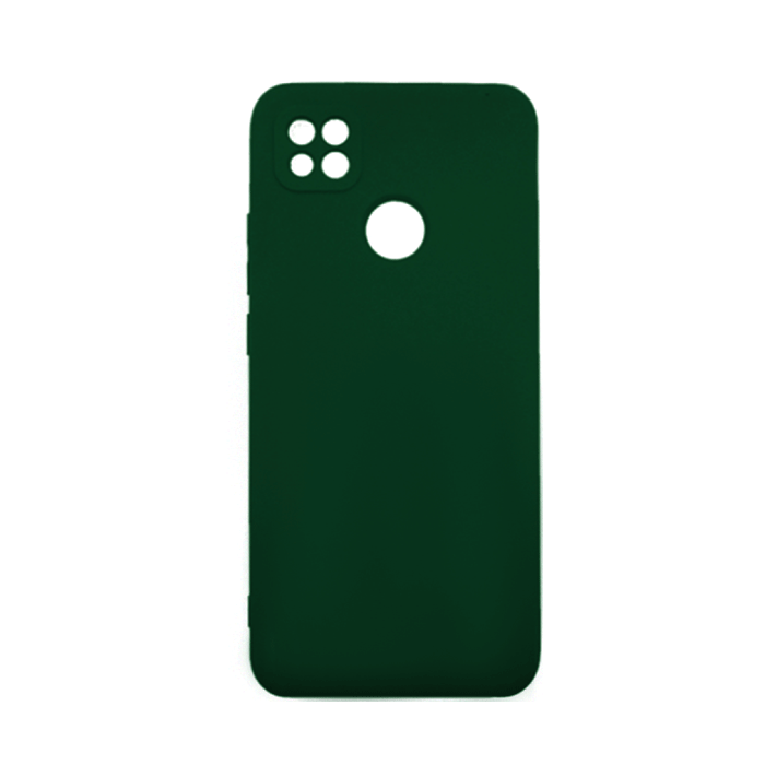 Θήκη Πλάτης Σιλικόνης Back Cover για Xiaomi Redmi 9C / 10A / POCO C31 Χρώμα : Σκούρο Πράσινο